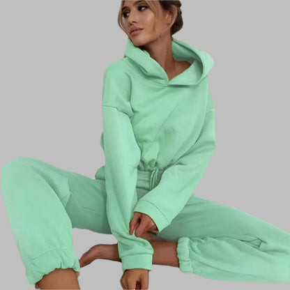 Women Winter Two-Piece Tracksuit