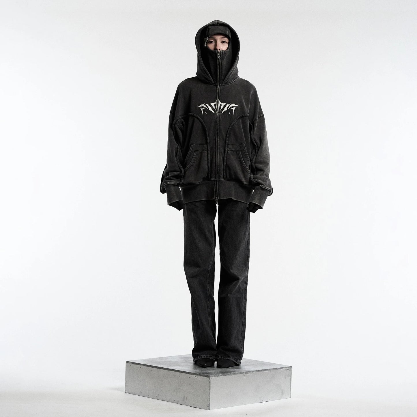 Ninja Hoodie Oversized Casual Pullover