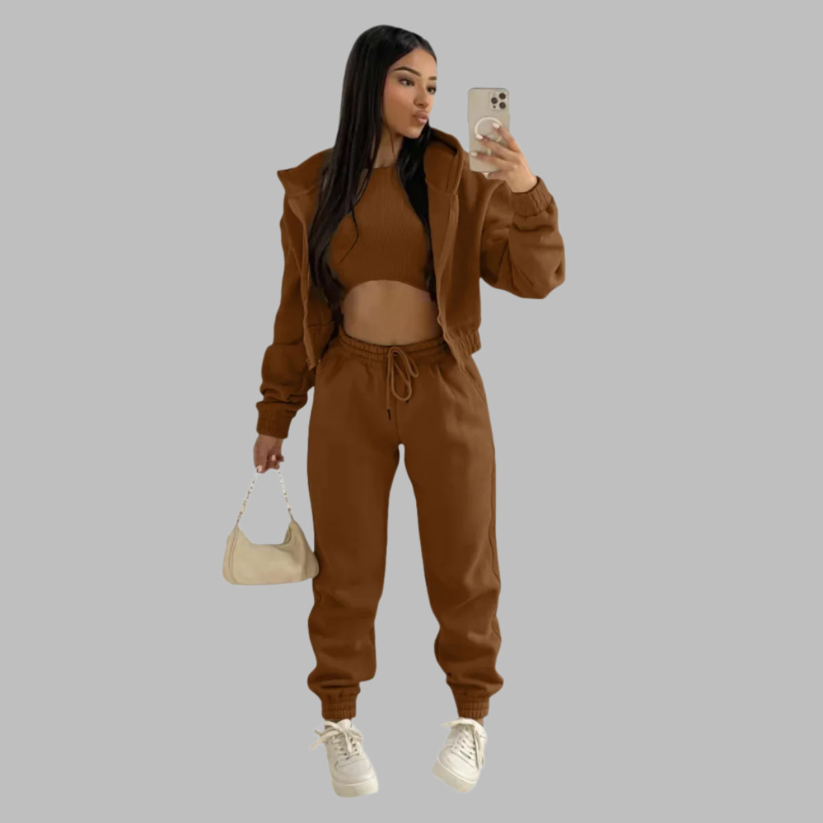 Women Three-Piece Sweatsuit