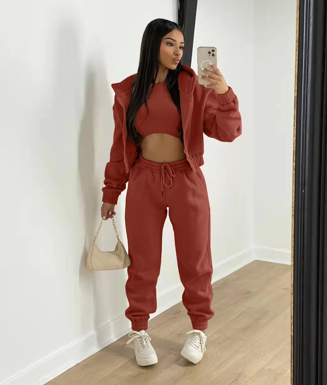 Women Three-Piece Sweatsuit