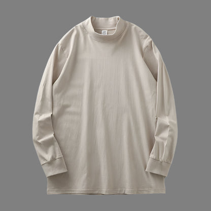 Men Heavyweight Turtleneck Long-Sleeve Shirts