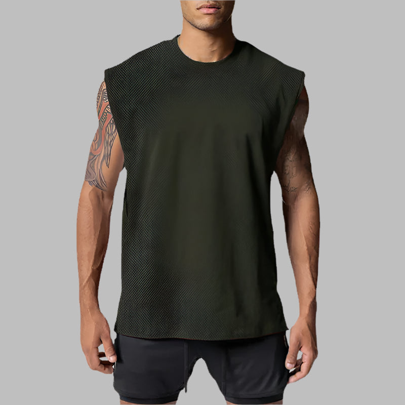 Men Oversized Mesh Gym Tank Top