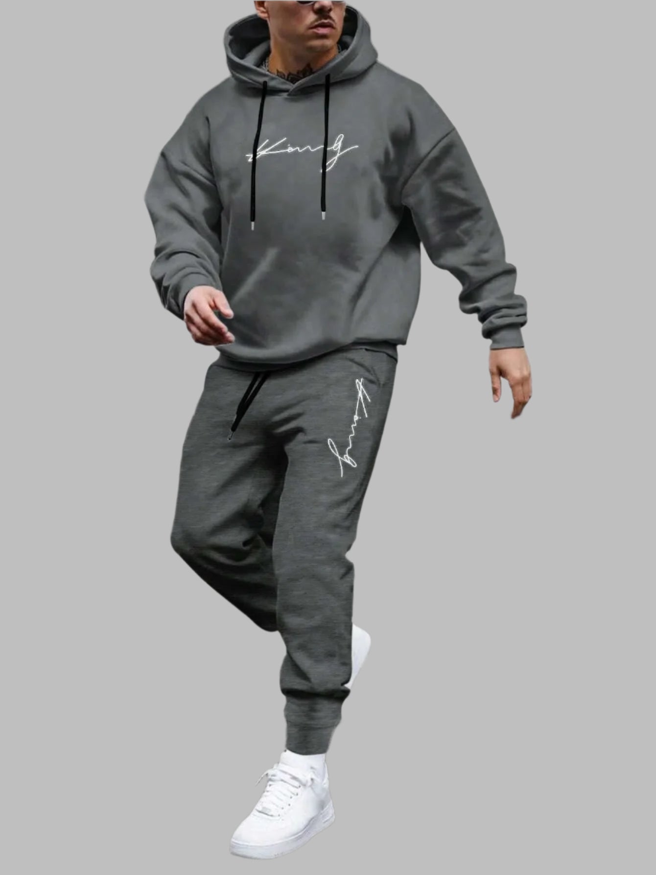 Men Two-Piece Sweatsuit