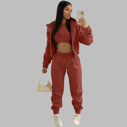 Women Three-Piece Sweatsuit