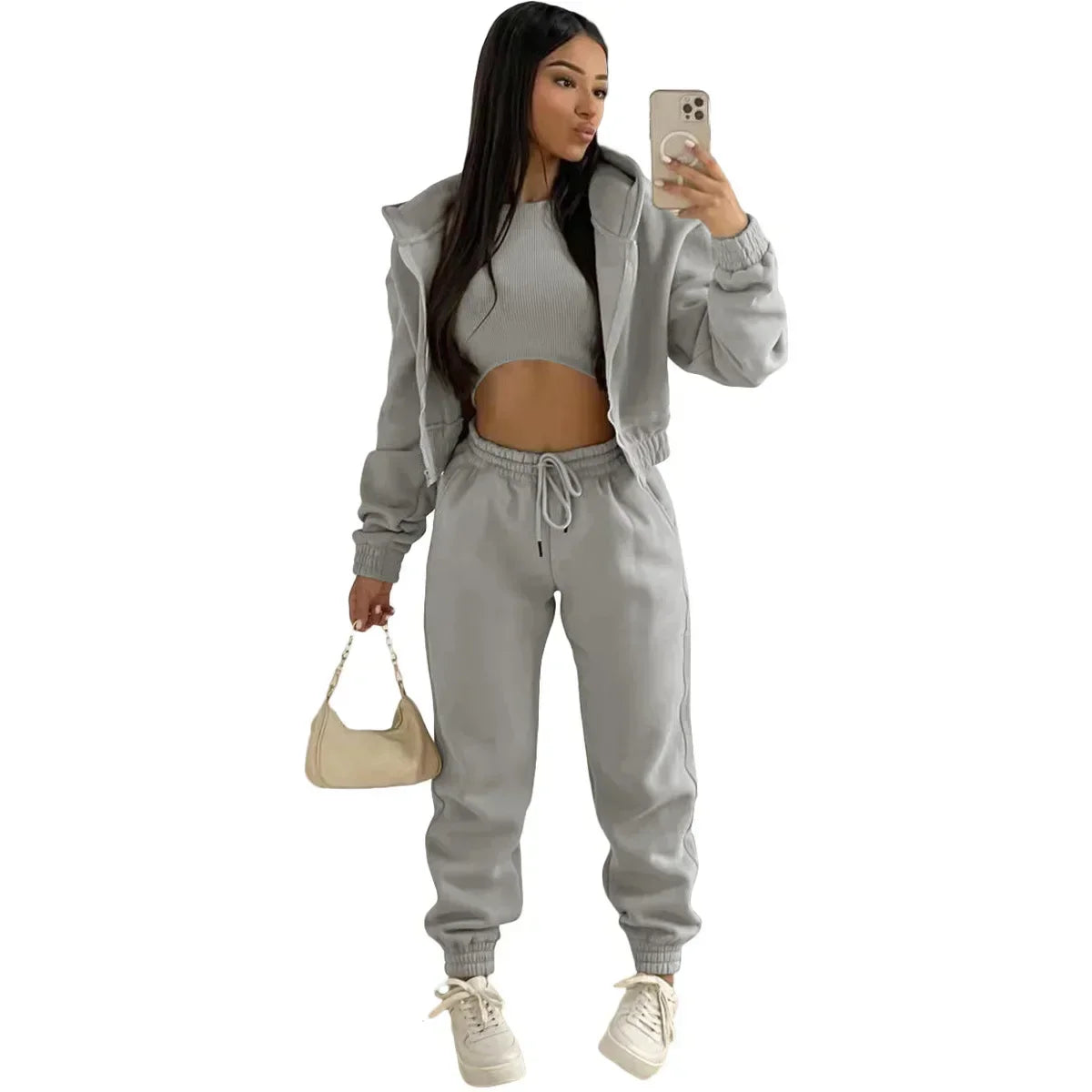 Women Three-Piece Sweatsuit