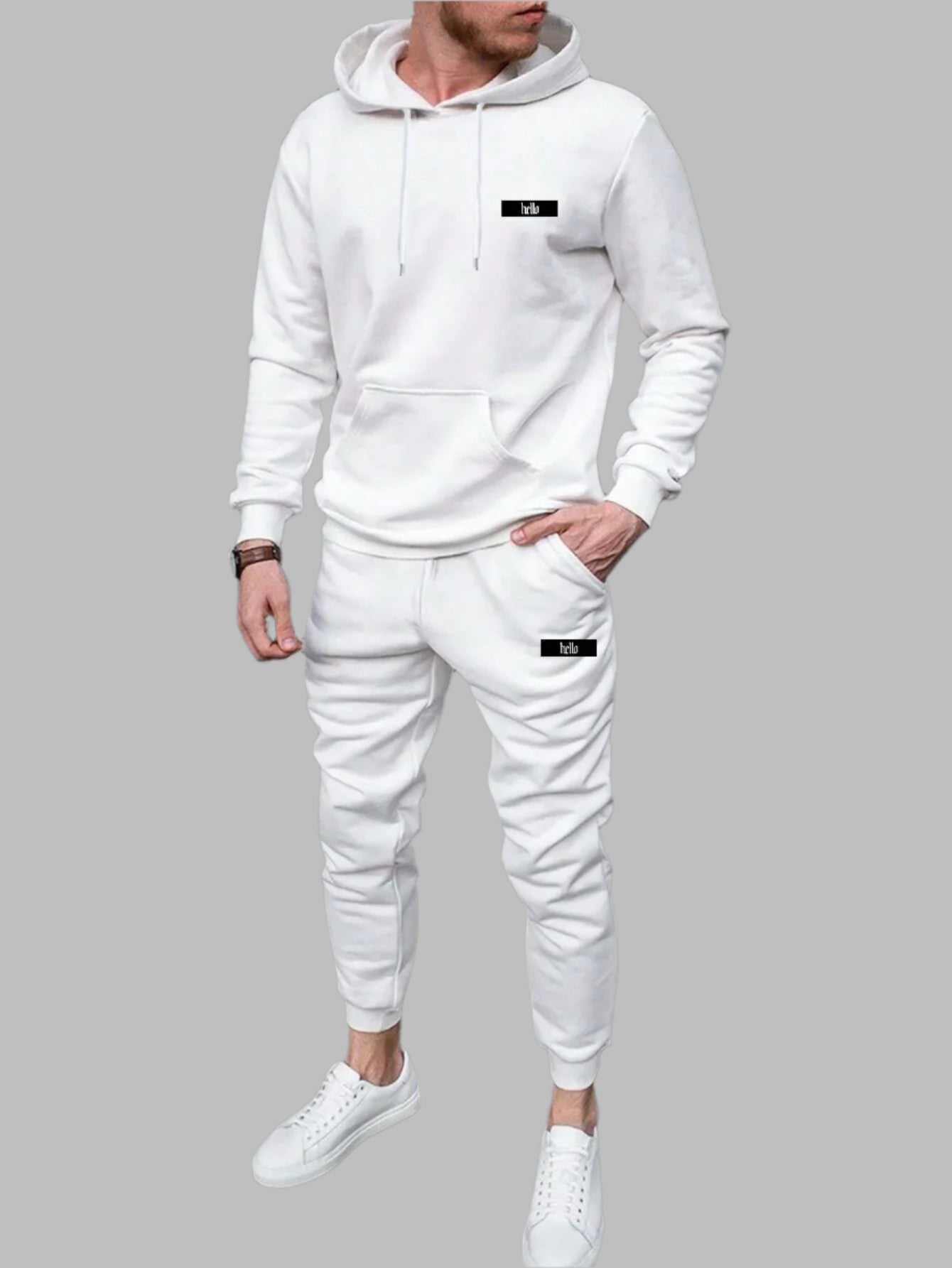 Men Two-Piece Sweatsuit