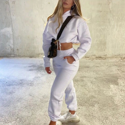 Women Winter Two-Piece Tracksuit