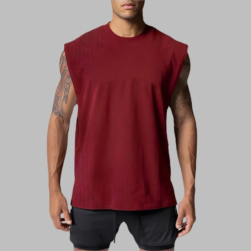 Men Oversized Mesh Gym Tank Top