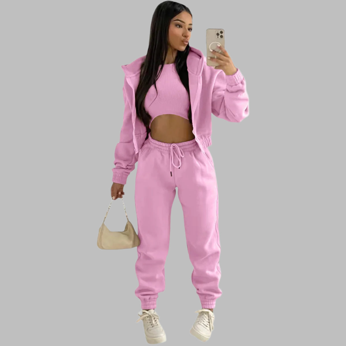 Women Three-Piece Sweatsuit