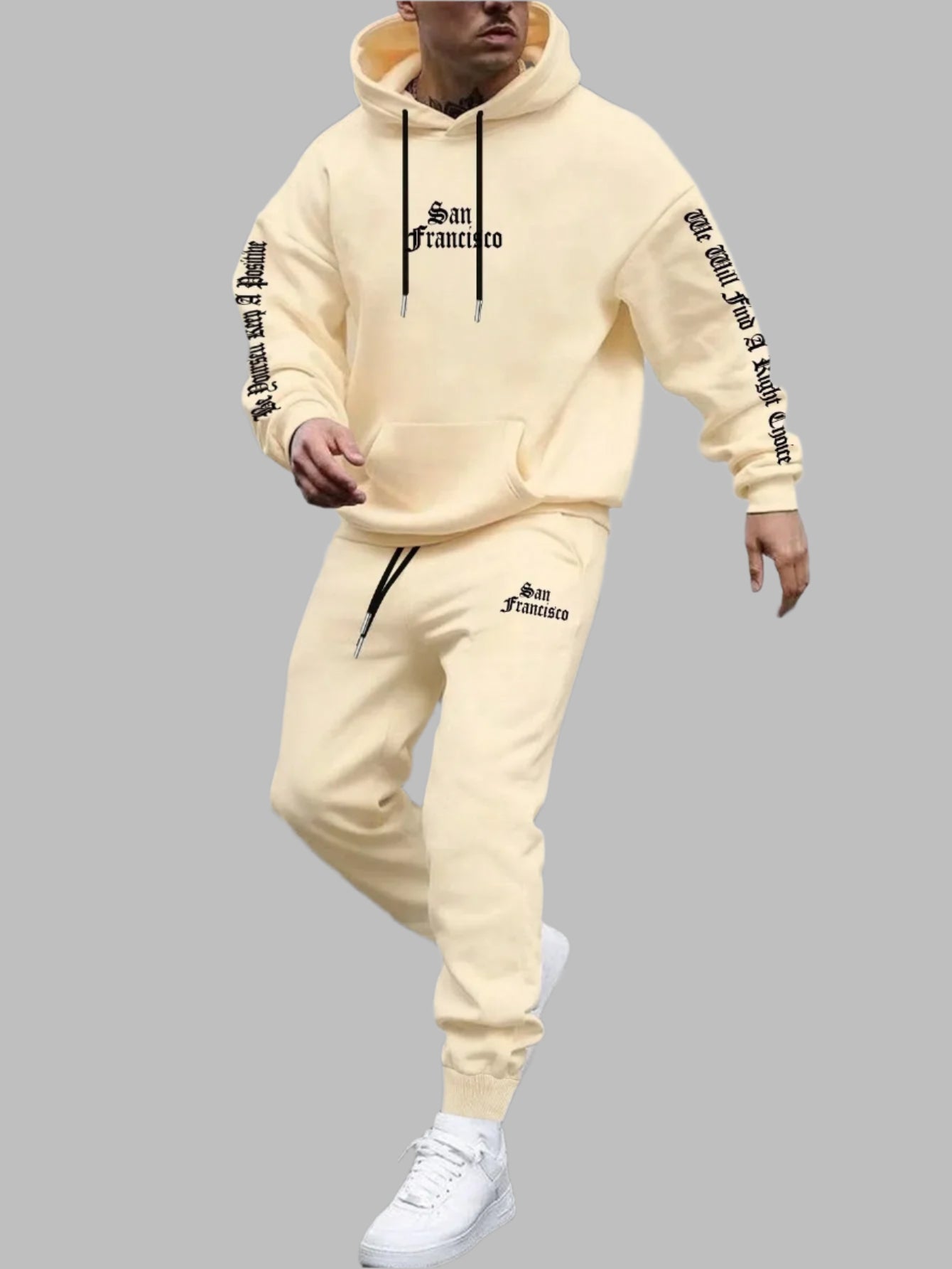 Men Two-Piece Sweatsuit