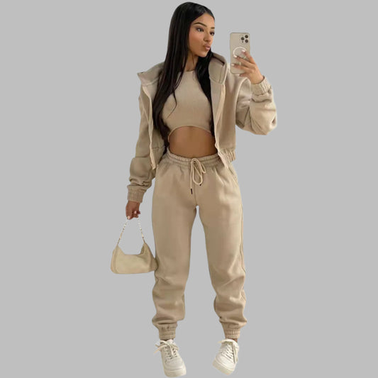 Women Three-Piece Sweatsuit