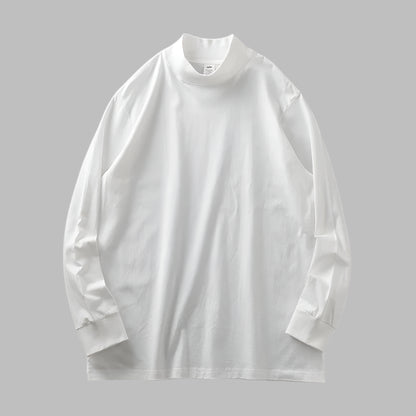 Men Heavyweight Turtleneck Long-Sleeve Shirts