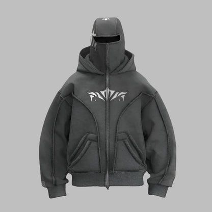 Ninja Hoodie Oversized Casual Pullover