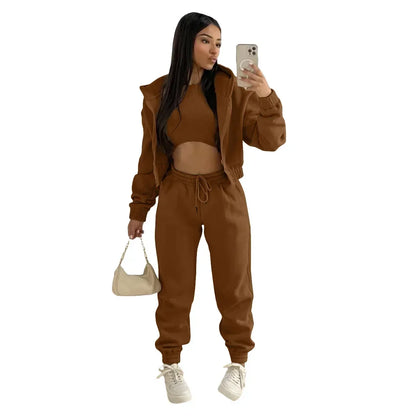 Women Three-Piece Sweatsuit