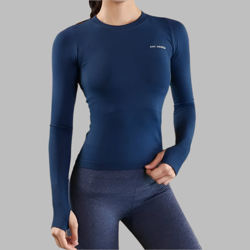 Women Long Sleeve Yoga Shirts