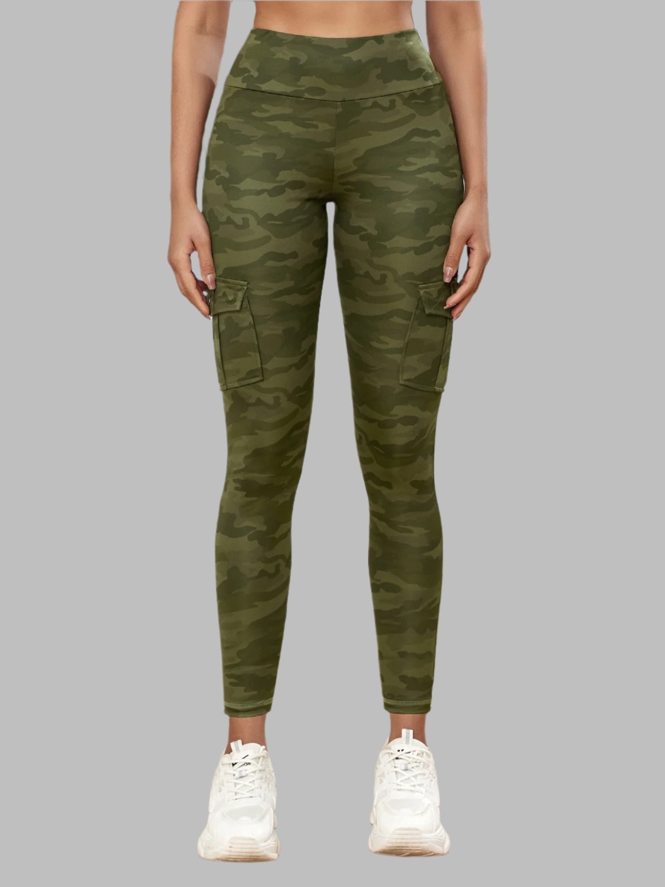 Women Camouflage Pocket Gym Leggings