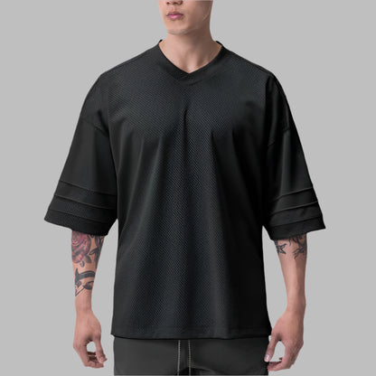 Men Oversized Mesh T-Shirt