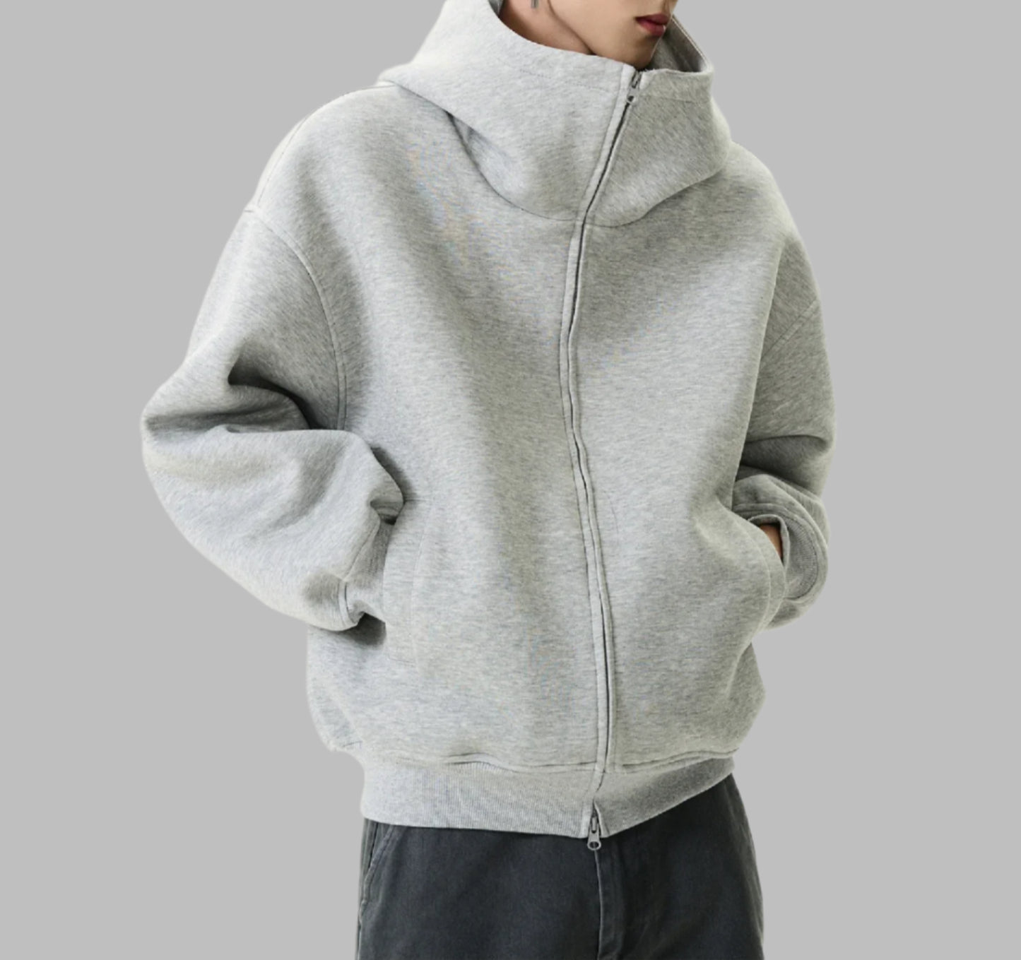 Men Turtleneck Hoodie