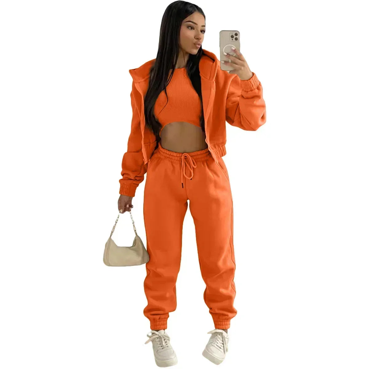 Women Three-Piece Sweatsuit