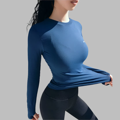 Women Long Sleeve Yoga Shirts