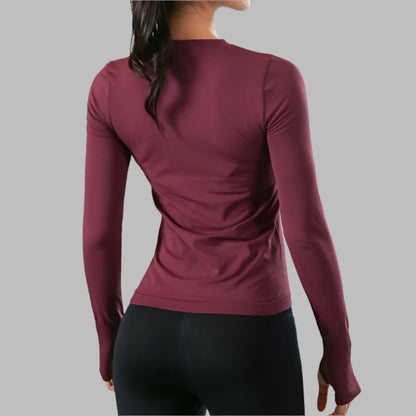 Women Long Sleeve Yoga Shirts