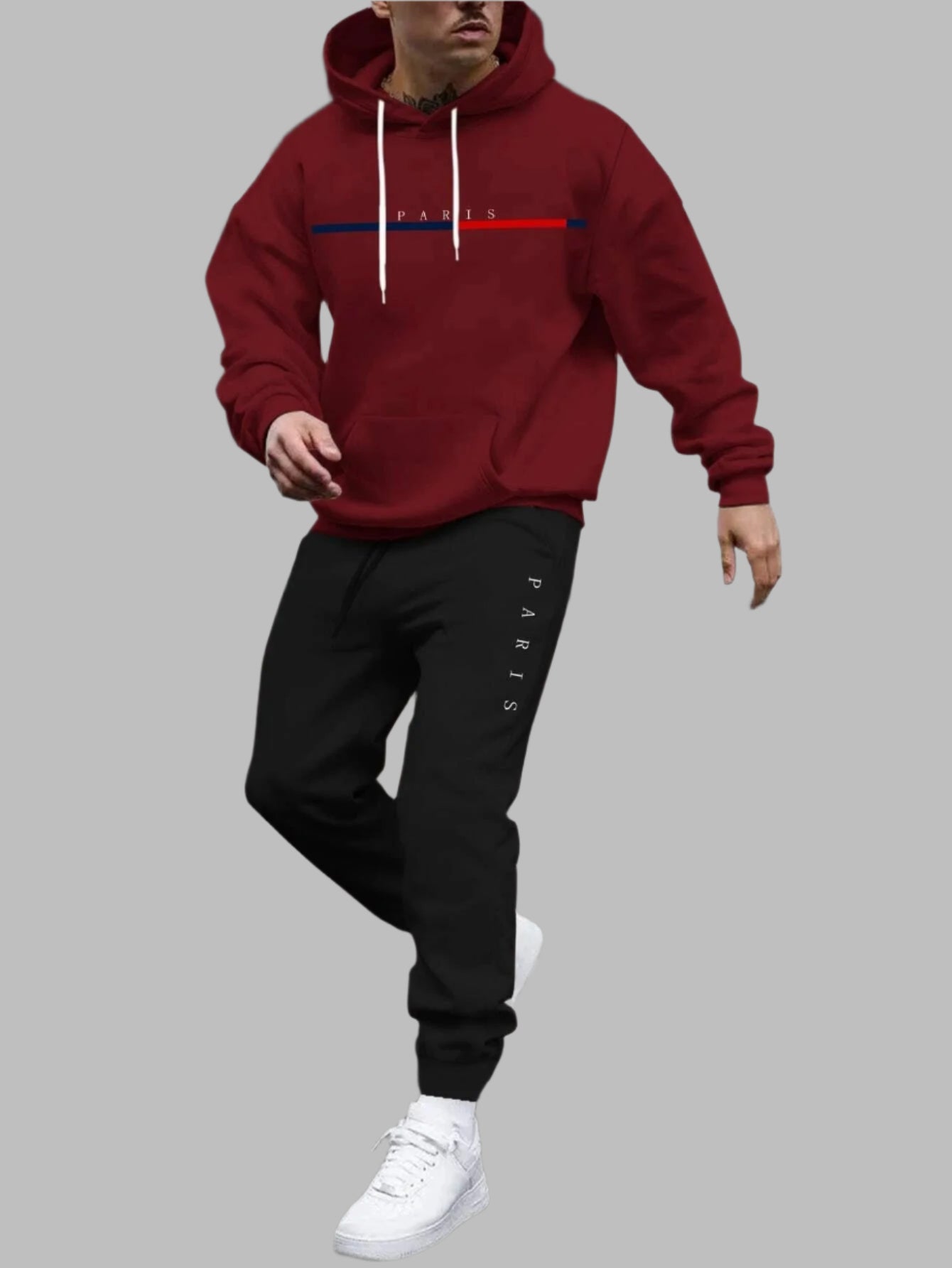 Men Two-Piece Sweatsuit