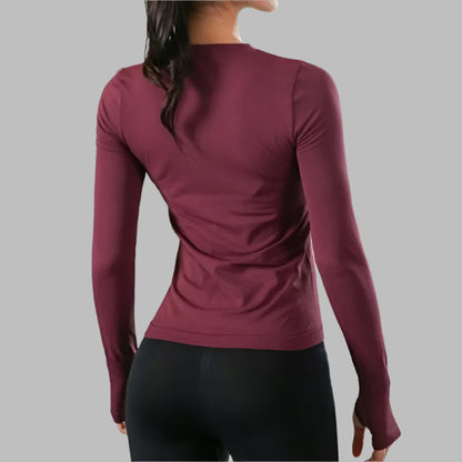 Women Long Sleeve Yoga Shirts