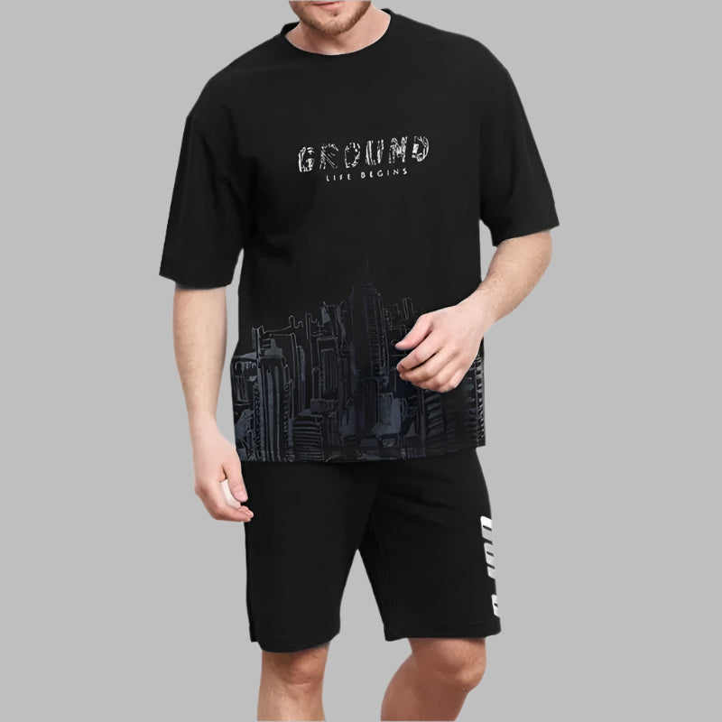 Men Casual Quick Drying Two-Piece