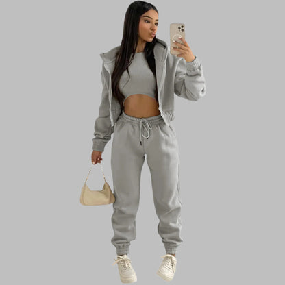 Women Three-Piece Sweatsuit