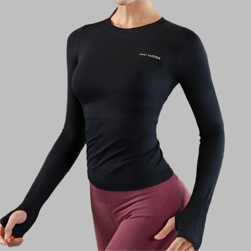 Women Long Sleeve Yoga Shirts