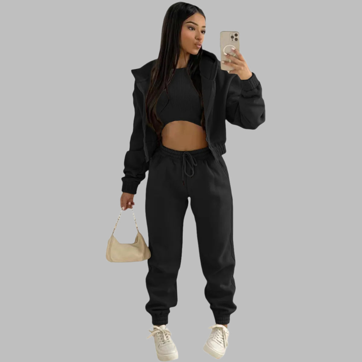 Women Three-Piece Sweatsuit