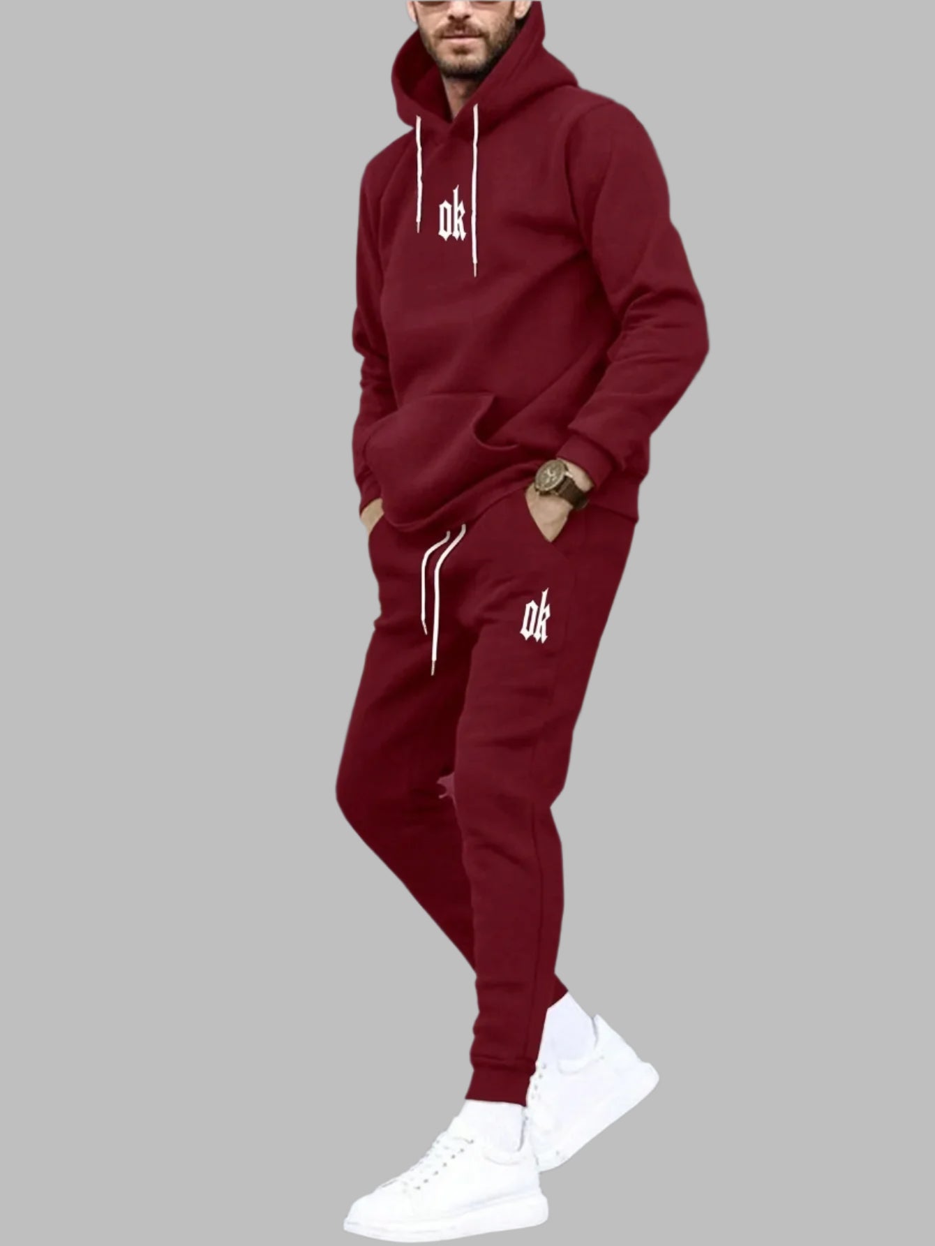 Men Two-Piece Sweatsuit