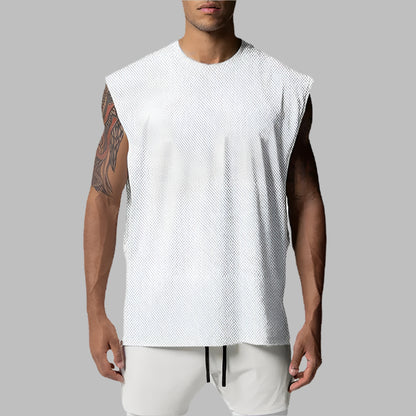 Men Oversized Mesh Gym Tank Top