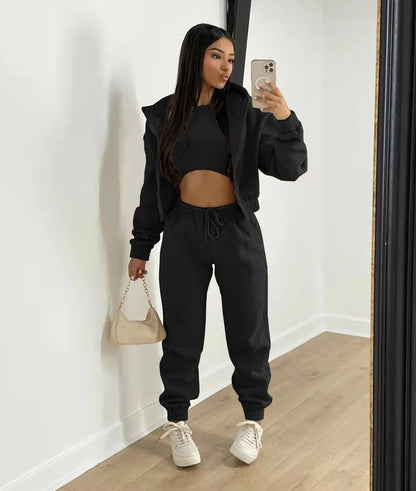 Women Three-Piece Sweatsuit