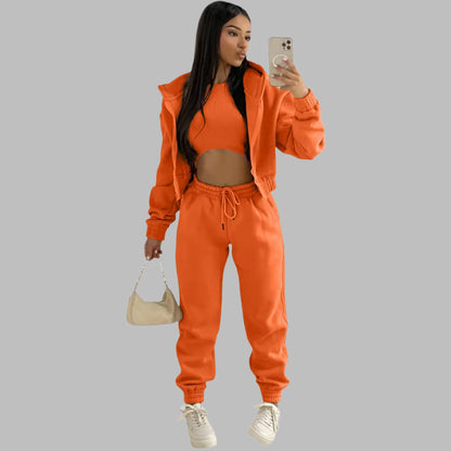 Women Three-Piece Sweatsuit