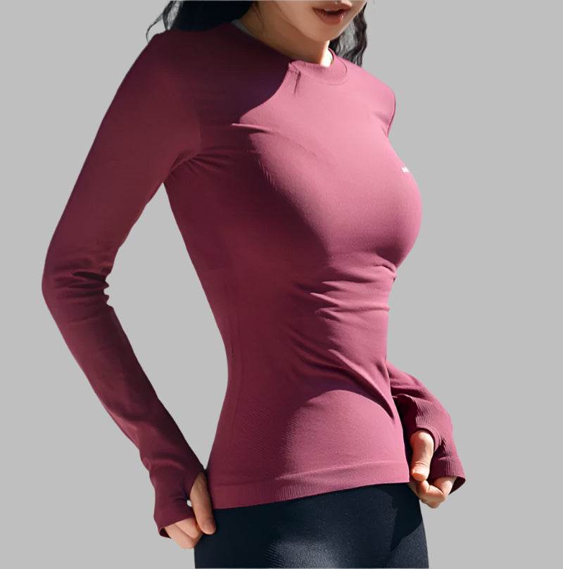 Women Long Sleeve Yoga Shirts