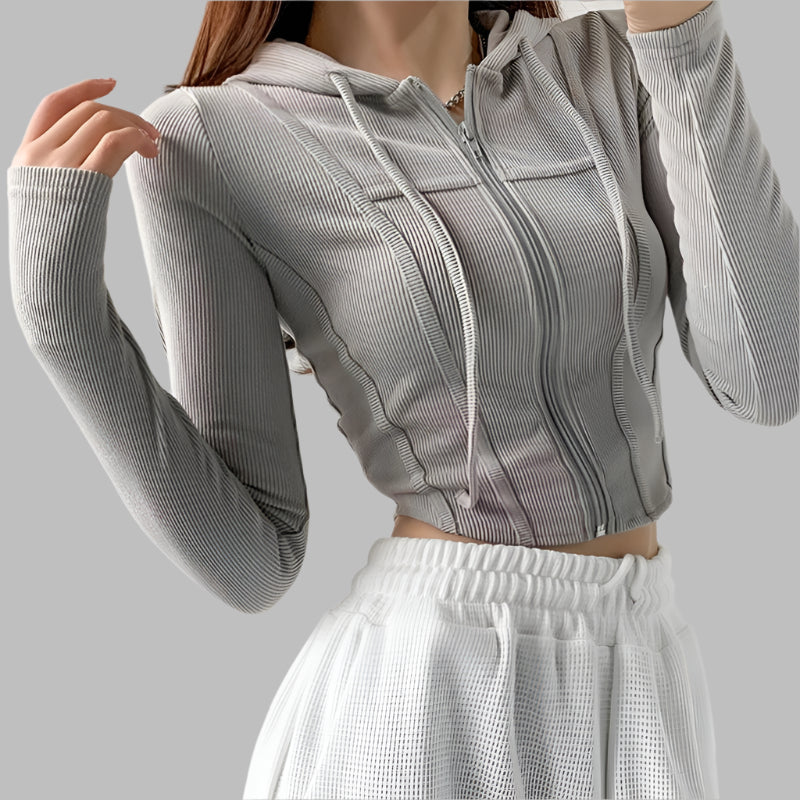 Women Thin Hooded Cardigan