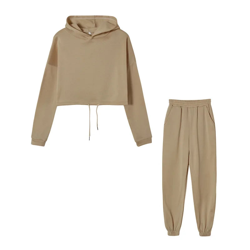 Women Winter Two-Piece Tracksuit