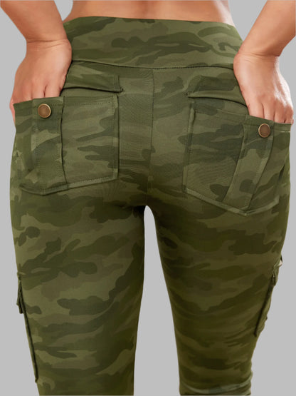 Women Camouflage Pocket Gym Leggings