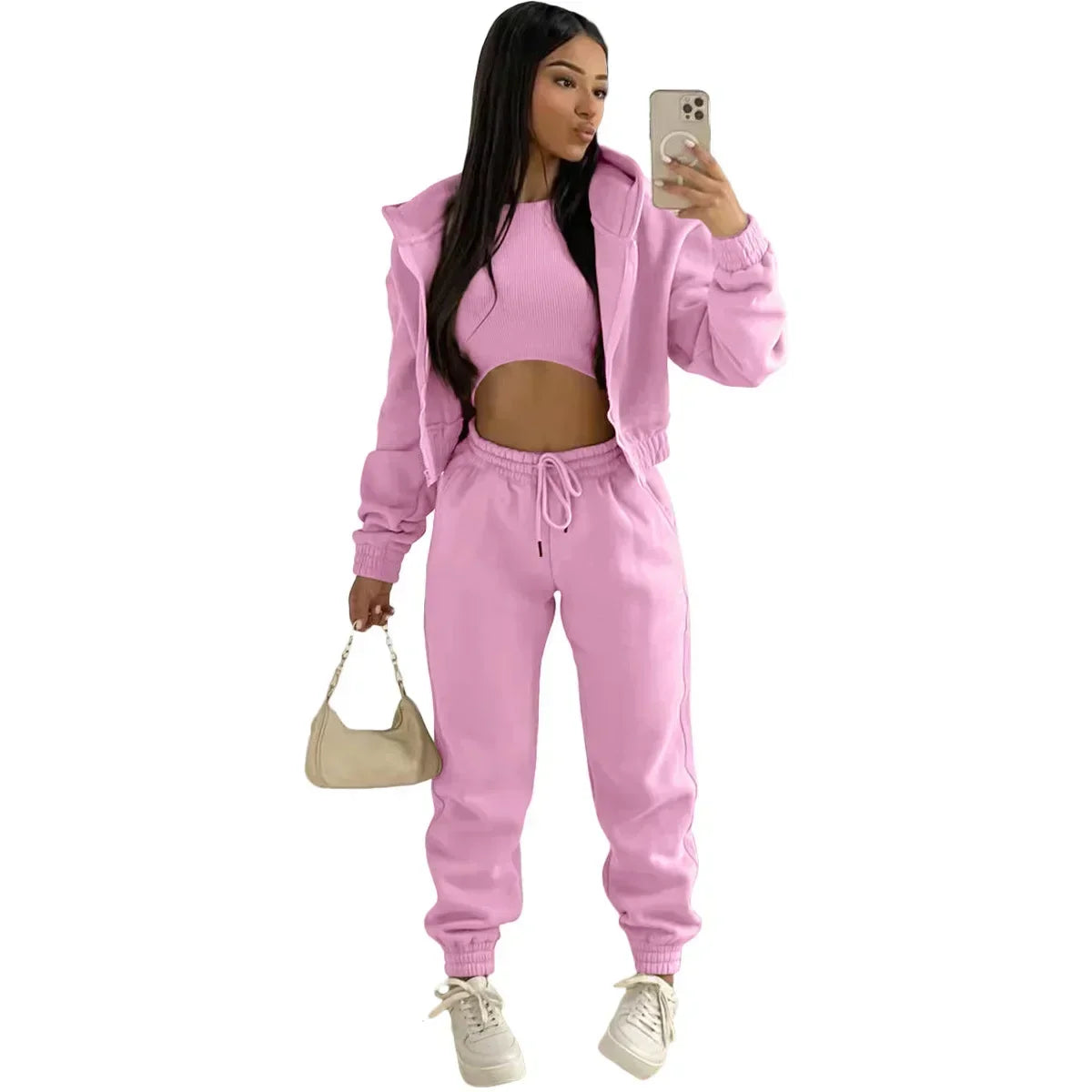 Women Three-Piece Sweatsuit