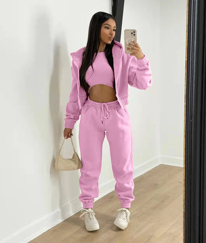 Women Three-Piece Sweatsuit