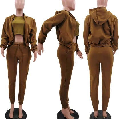 Women Three-Piece Sweatsuit