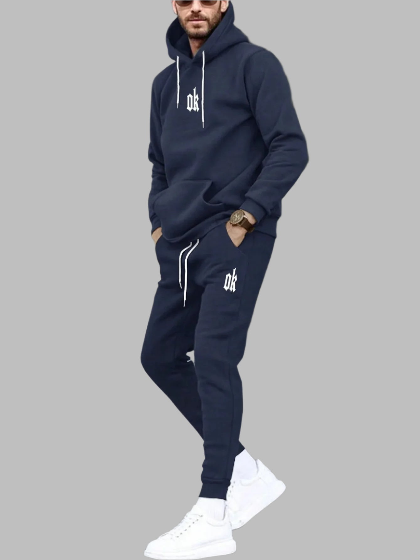 Men Two-Piece Sweatsuit