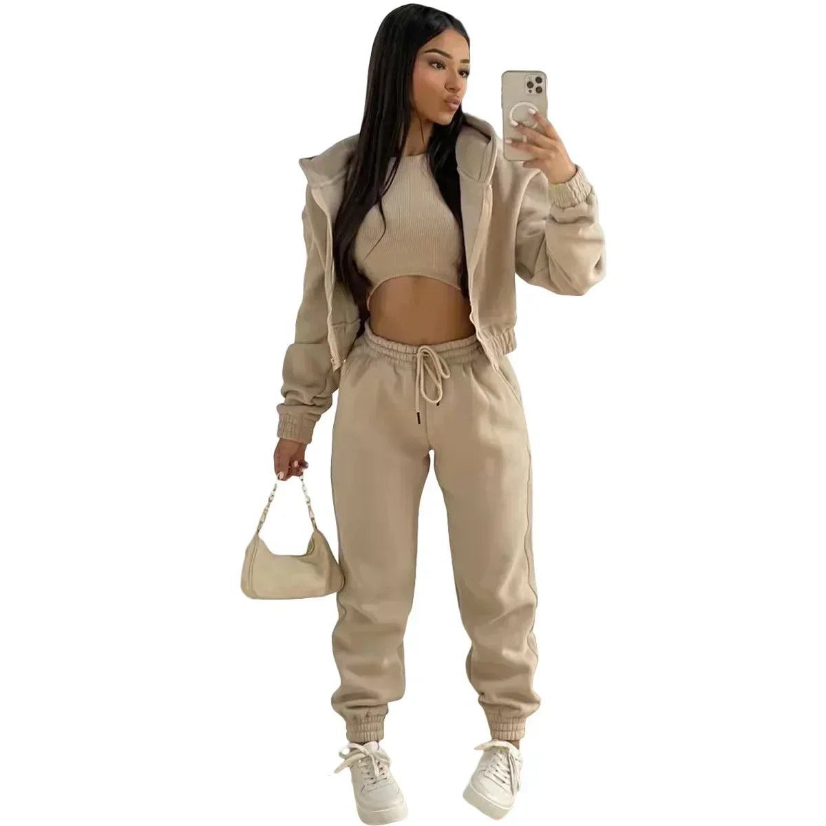 Women Three-Piece Sweatsuit