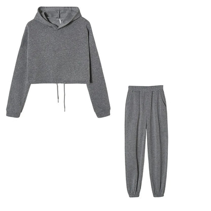 Women Winter Two-Piece Tracksuit