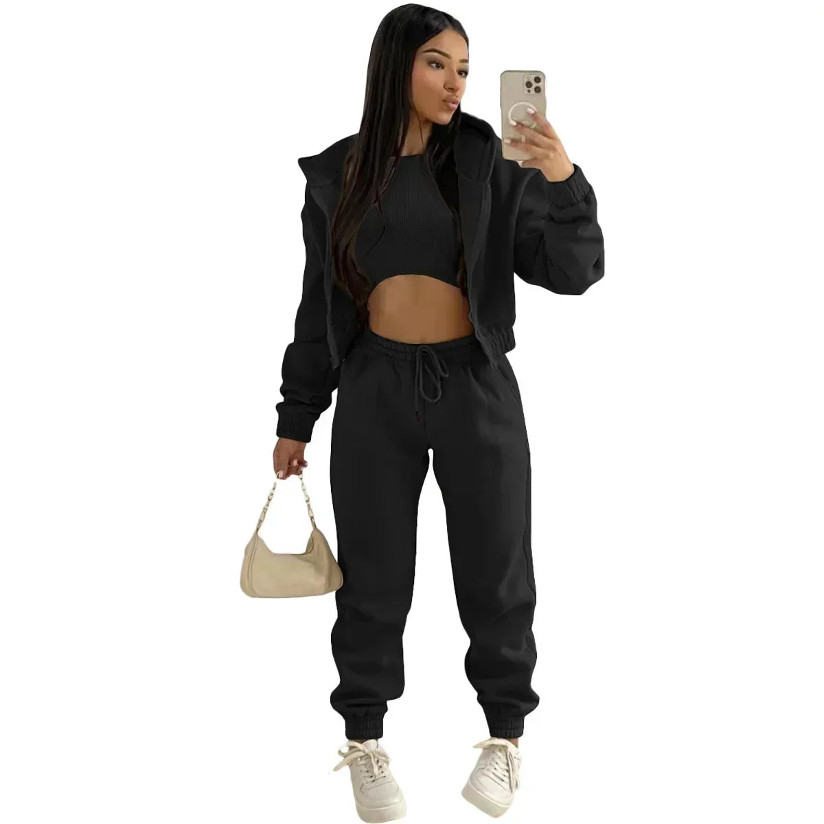 Women Three-Piece Sweatsuit