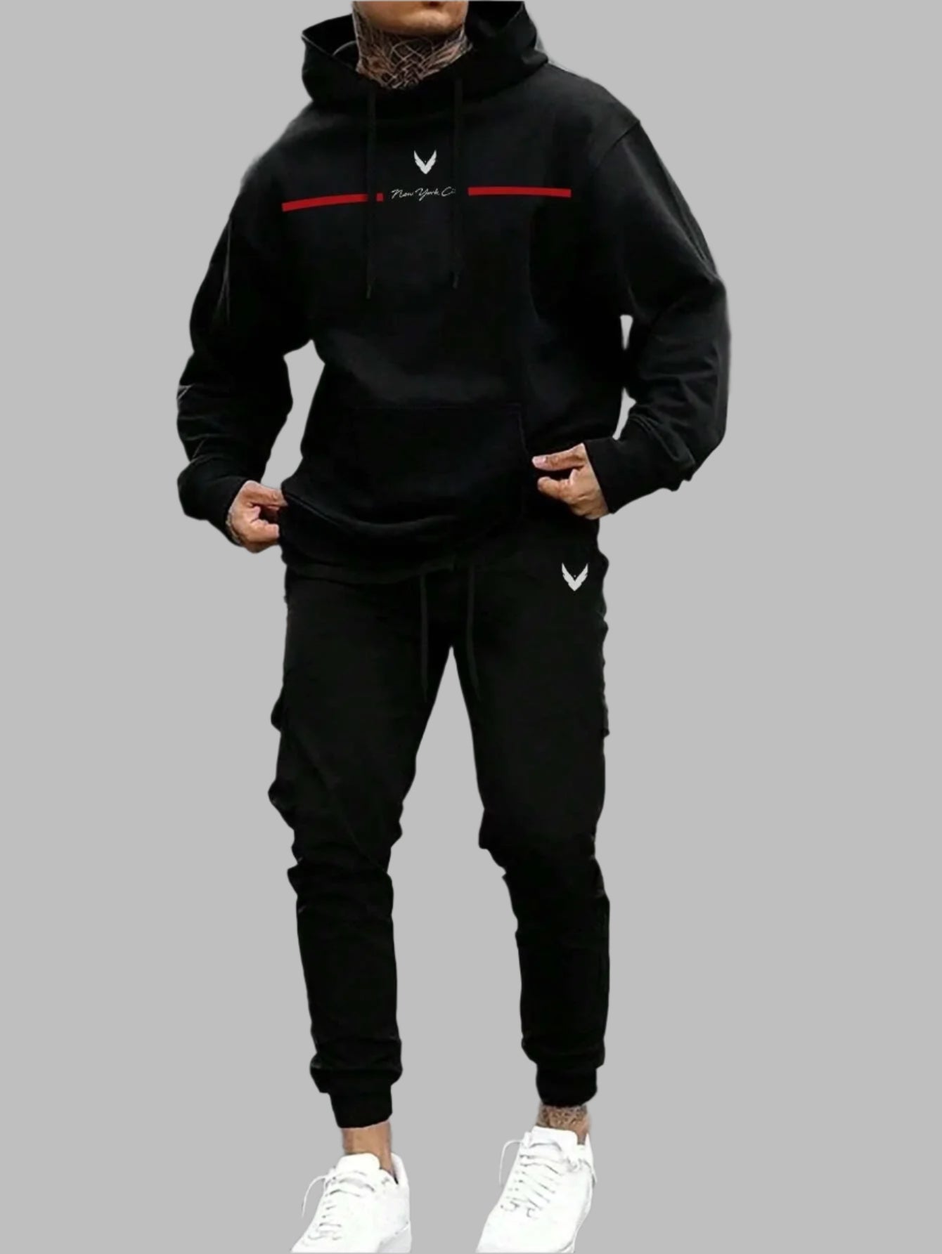 Men Two-Piece Sweatsuit