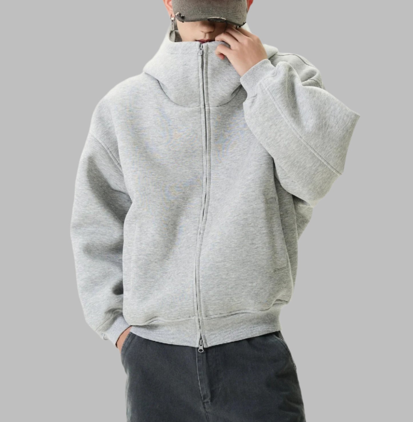 Men Turtleneck Hoodie