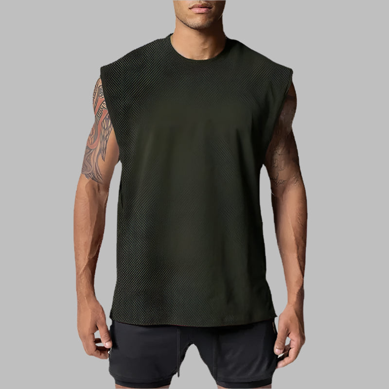 Men Oversized Mesh Gym Tank Top