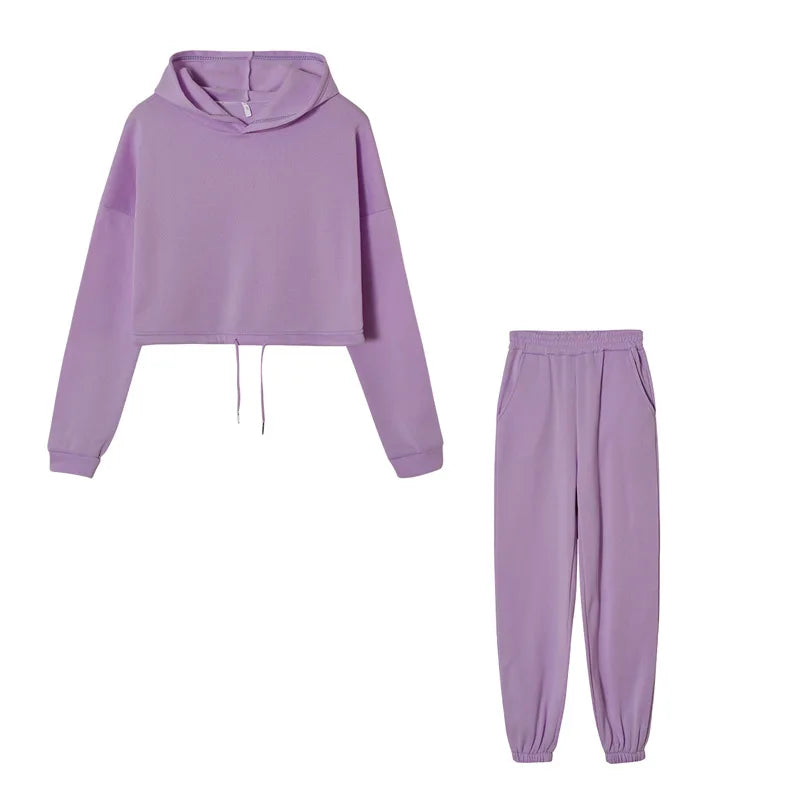 Women Winter Two-Piece Tracksuit